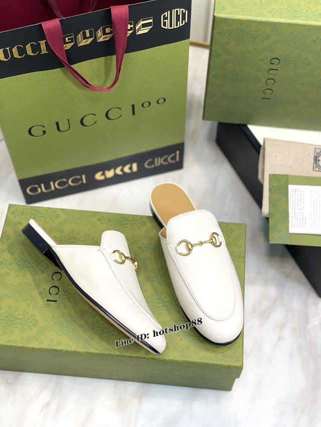 gucci古馳2022新色全新升級版本羊皮織帶馬銜扣半拖 純銅馬銜扣 dx2905